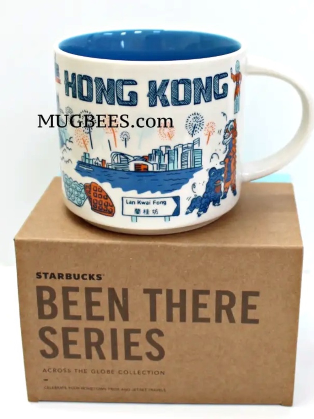 Starbucks Been There Series Hong Kong Ceramic Coffee Mug Cup 14 oz NEW
